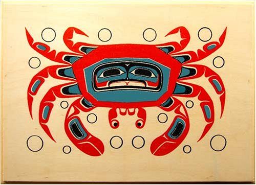 Smoked Salmon Traditional Crab Design Natural Style, 4 oz by Alaska Smokehouse