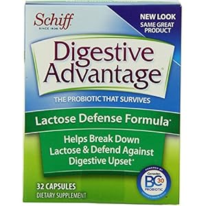 Digestive Advantage Lactose Defense Formula, 32 Capsules (Pack of 6)