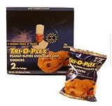 Chef Jays Tri-O-Plex Cookies, Peanut Butter Chocolate Chip, 12-Count Packages