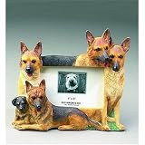 German Shepherd Picture Frame, Figurine Picture Frame