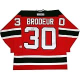 Martin Brodeur New Jersey Devils Autographed Red Reebok Replica Jersey