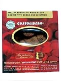 Gustolibero Gluten Free Cookies - Baci Della Strega (cacao E Cannella), 5.3-Ounce Packages (Pack of 4)