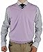 Luciano Natazzi Mens Sweater Vest Classic Fit V-Neck Pullover Fine Cotton
