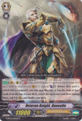 Cardfight!! Vanguard TCG - Veteran Knight, Danvallo (G-BT03/055EN) - G Booster Set 3: Sovereign Star Dragon