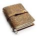 CONE Classics Embossed Retro Travel Leather Cover Diary Notebook 5.5x4.3x1.2 inch, Brown Pack of 1 RS.2920.00