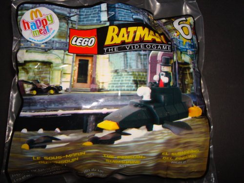 McDonald's 2008 Happy Meal Toy Lego Batman #6 Penguin Submarine