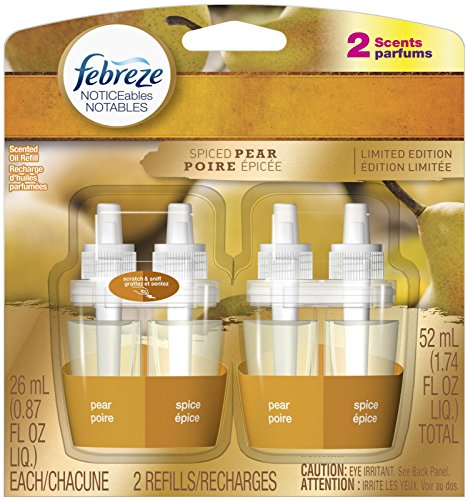 Febreze NOTICEables Air Freshener-Spiced Pear-1.74 oz, 2 ct