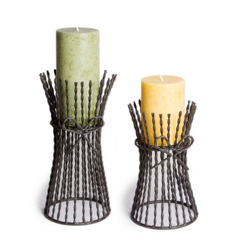 Twisted Wire Candleholders Set of 2
