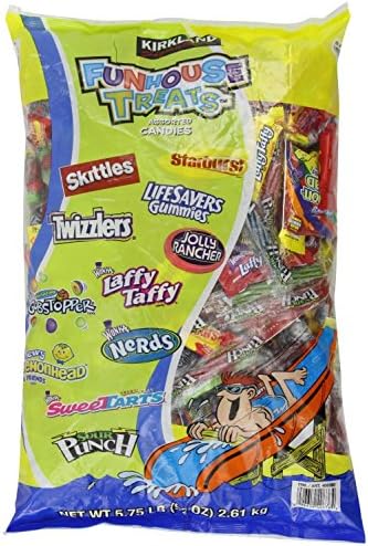 Assorted Candy Mix Funhouse Treats, Jumbo Pkg 184 Ounces Total Weight