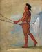 BALL PLAYER DRESS BALL STICKS CHOCTAW TYPE BY GEORGE CATLIN 14