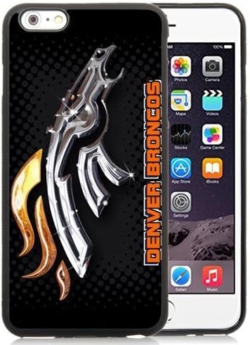 Unique Iphone 6 Plus Case Design with Denver Broncos 2 iphone 6 Plus 5.5 Inch Black TPU Case