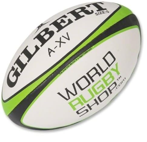 Gilbert WRS A XV Training Rugby Ball - Green (Size 5)