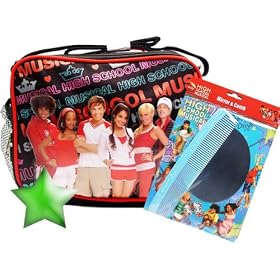 High School Musical Insulated Lunch Bag With Mirror and comb set!! by American Clocks