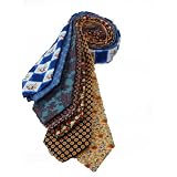 7Piece 100% Pure Silk Ties. Made in England. (111D)RRP£139.99
