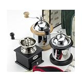 Coffee Grinders - black wood/Stainless Steel  from La Cafetiere