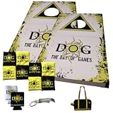 Portable Cornhole / Beanbag Toss Game Set - 2 Boards - 8 Bags