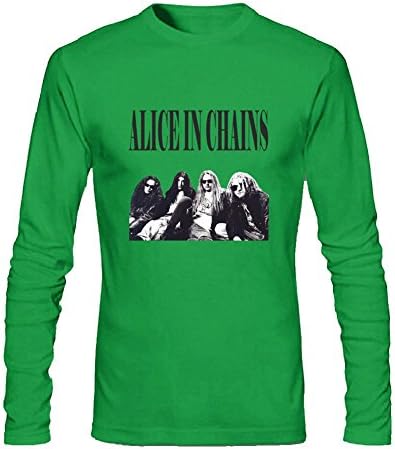 Daving Customized Alice In Chains Alternative Pop/Rock T Shirt for Mens Long Sleeve M