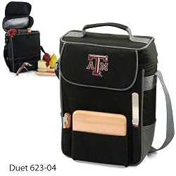 Picnic Time 623-04-175-564 Texas A&M Printed Duet Tote Black