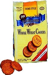 Man Whole Wheat Cookies, 10.5-Ounce Packages (Pack of 12)