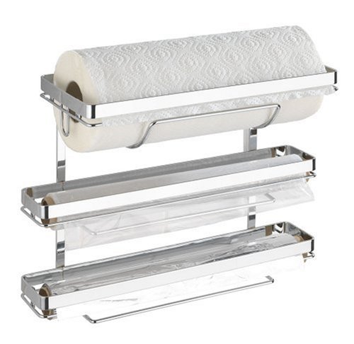Wenko 5860100 Power Loc K&uuml;chenrollenhalter 3er 33 x 16 x 32 cm