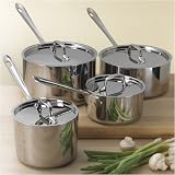 All-Clad Stainless Covered Saucepan