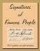 Signatures of Famous People