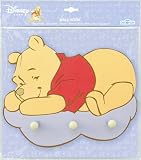 Decofun, Disney Pooh Sketched Wall Sticker, Foam with 3 Hooks