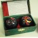 Chinese Healthy Balls #40555 (Blue with Phoenix Bird and Dragon)
