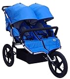 Tike Tech X3 Sport All Terrain Double Stroller - Pacific Blue