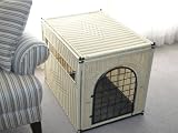 Pet Supplies : Dog Crates Mr. Herzher's Wicker Dog Crate Large, Natural with a Round Door