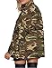 haoduoyi Womens Loose Camouflage Coats Disposition Outwear Jackets