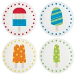 Boston Warehouse Summer Pops Cocktail Plate, Set of 4