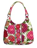 Vera Bradley Large Hobo Hello Dahlia! Purse Handbag Bag