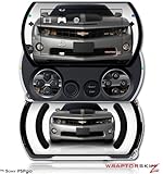 PSPgo Skin and Screen Protector Kit 2010 Chevy Camaro Silver - Black Stripe ....