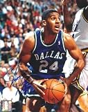 Jim Jackson Autographed Dallas Mavericks 8x10 Photo