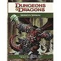 Monster Manual: A 4th Edition Core Rulebook (D&d Core Rulebook) (Dungeons & Dragons)
