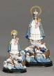 Luciana Collection - Statue - Our Lady of Charity - Poly Resin Statues on Dark Base - 5in.