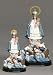 Luciana Collection - Statue - Our Lady of Charity - Poly Resin Statues on Dark Base - 5in.