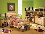 Lea I Room Twin Bedroom Set with Bookshelf