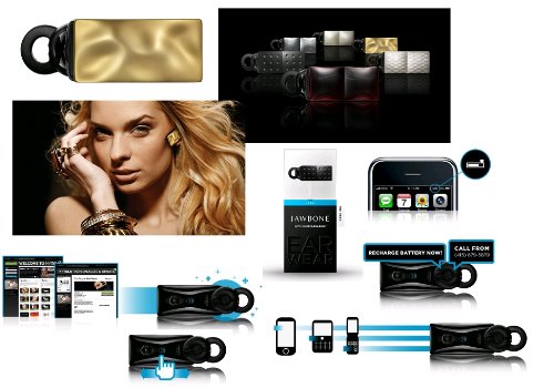 Jawbone The Bombshell Bluetooth Headset (Gold)