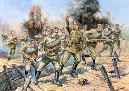 Zvezda Models 1/72 Russian Infantry WWI