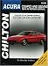 Acura-Coupes and Sedans 1994-00 (Chilton's Total Car Care Repair Manual) by The Nichols/Chilton Editors