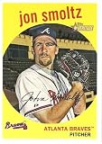 2008 Topps Heritage 440b John Smoltz UER (Baseball Cards) Atlanta Braves NM - Near Mint or Better
