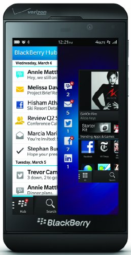 BlackBerry Z10 4G Phone, Black (Verizon Wireless)