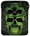 8 - 10 inch Green Skull Illusion Netbook Laptop Sleeve Slip Case Pouch Bag for Apple iPad 1 iPad 2 / most of Acer ASUS Dell HP Sony Toshiba