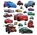 19 Stk. 3-D Sticker XL Cars Auto - Aufkleber für Textilien Stoff Metall Papier