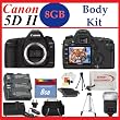 Canon EOS 5D Mark II Digital SLR Camera + Huge Battery, Flash & Tripod Accessories Package