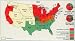Map of United States (Presidential Election, 1860) Art Poster Print - 19x13