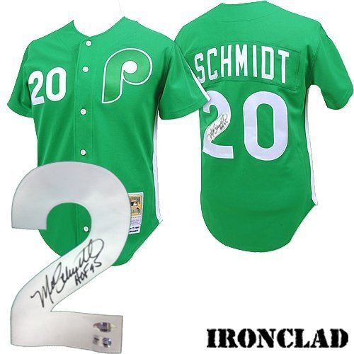 Mike Schmidt Autographed 1981 Phillies Jersey w/ HOF