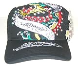 Ed Hardy Black Rhinestone Cap - Dragon Design